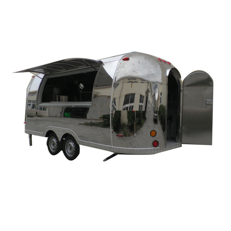 Small Mini Street Fast Food Trailer Pink Mini Food Trucks For Sale In China