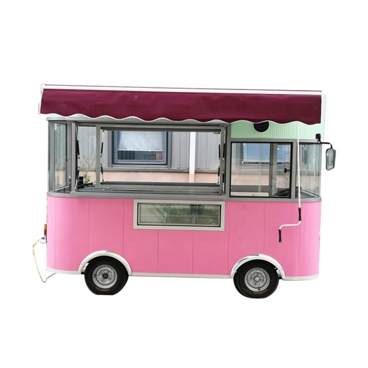 cheap catering food cart chicken grill food caravan coffee food truck mobile coffee cart