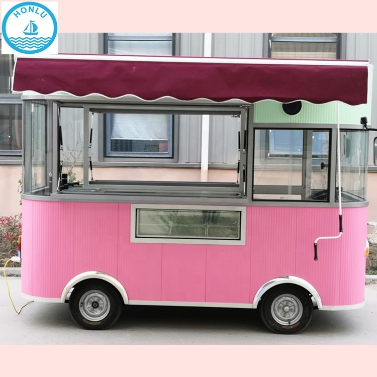 Top selling fast food truck/street food vendor electric snack cart