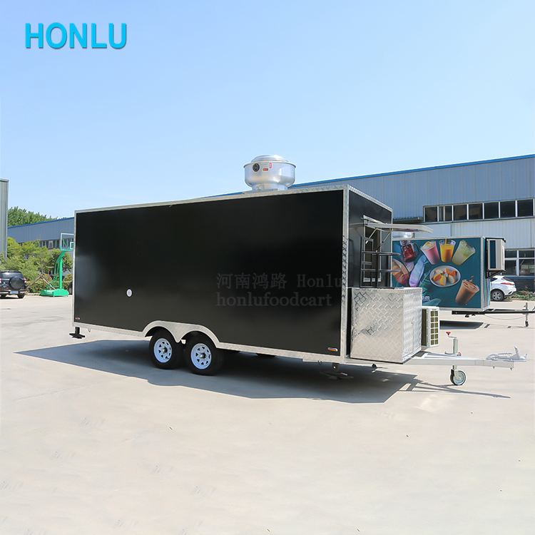 Hot Dog Food Trailer Pretzel Mobile French Fries Gelato Food Carts For Sale