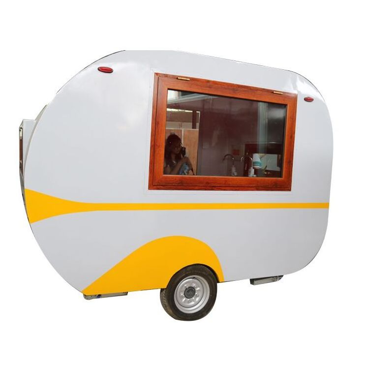 Coffee Coconut Trailer custom food truck trailers for sale