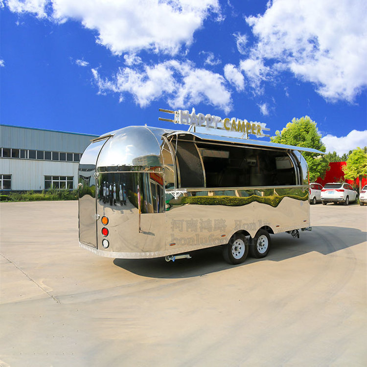 Big food truck with full kitchen mobile kitchen food trailer for sale