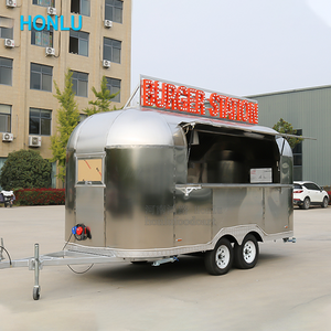 Cheap Fast Food Cart Mobile Ice Cream Churros Waffles Catering Trailer Hot Dog Cart for Sale