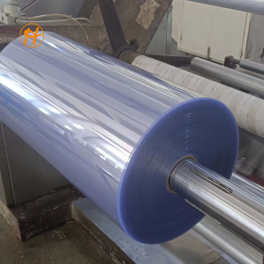 Clear rigid plastic PVC transparent Sheet 0.5mm thickness thermoforming roll for folding box