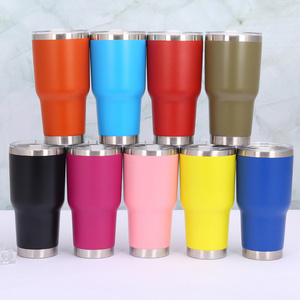 In bulk 30 oz custom ozark tumblers cups stainless steel vacuum insulated trail coffee thermos beer mug with slide lid