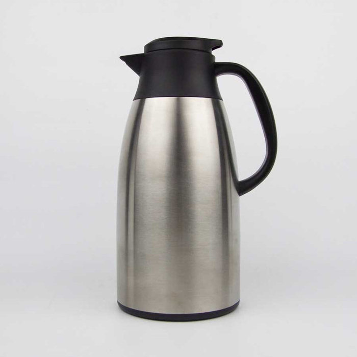 2200ml 2.2L Double wall stainless steel vacuum insulated carafe thermos tea coffee pot travel airpot big capacity