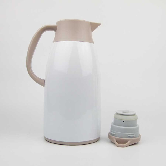 2200ml 2.2L Double wall stainless steel vacuum insulated carafe thermos tea coffee pot travel airpot big capacity