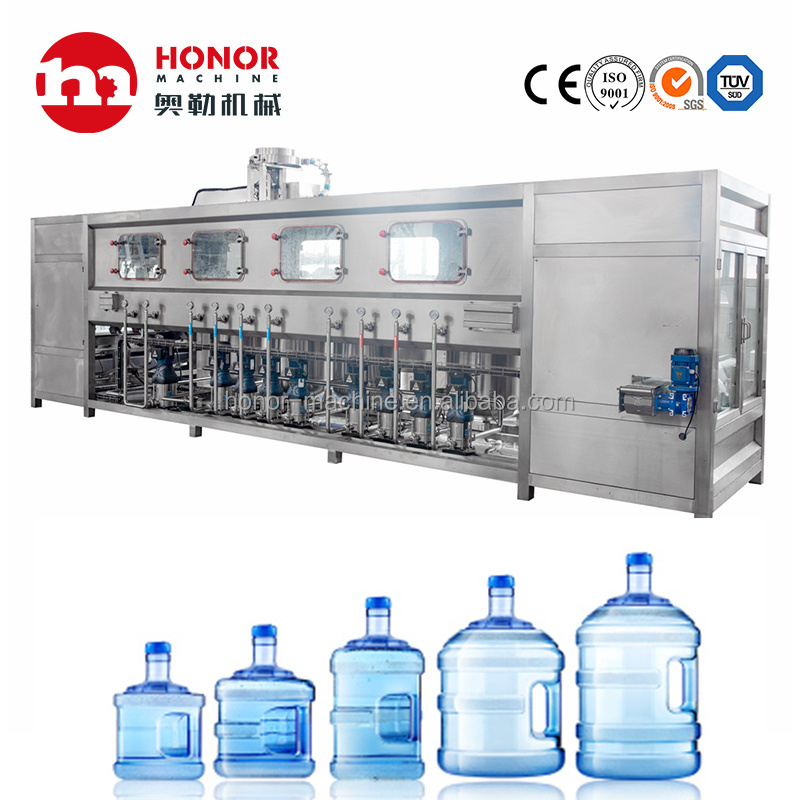 19 Litre 20 Liter 20L Bucket Bottled 5 Gallon Water Filling Line / 5gallon Drum 5 Gallon Water Filling Machine