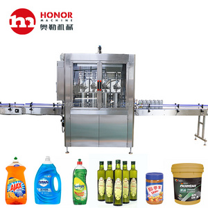 High quality 3-in-1 oil or sauce filling machine and olive sunflower edible oil bottling packing line