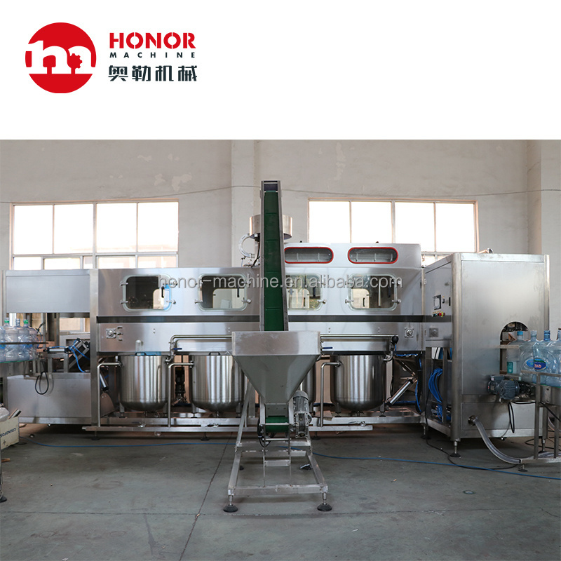 19 Litre 20 Liter 20L Bucket Bottled 5 Gallon Water Filling Line / 5gallon Drum 5 Gallon Water Filling Machine