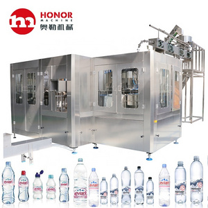 Factory Direct Sales small business water bottle filling machine With Capping Labeling Production Line