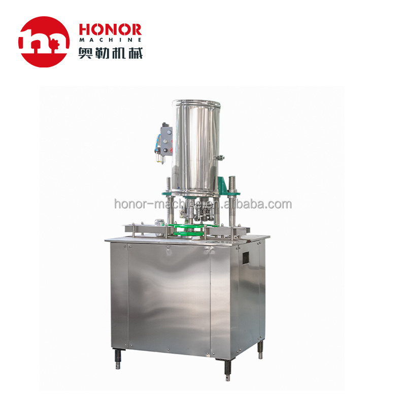 Automatic soda water drink  water washing sealing gland filling machine