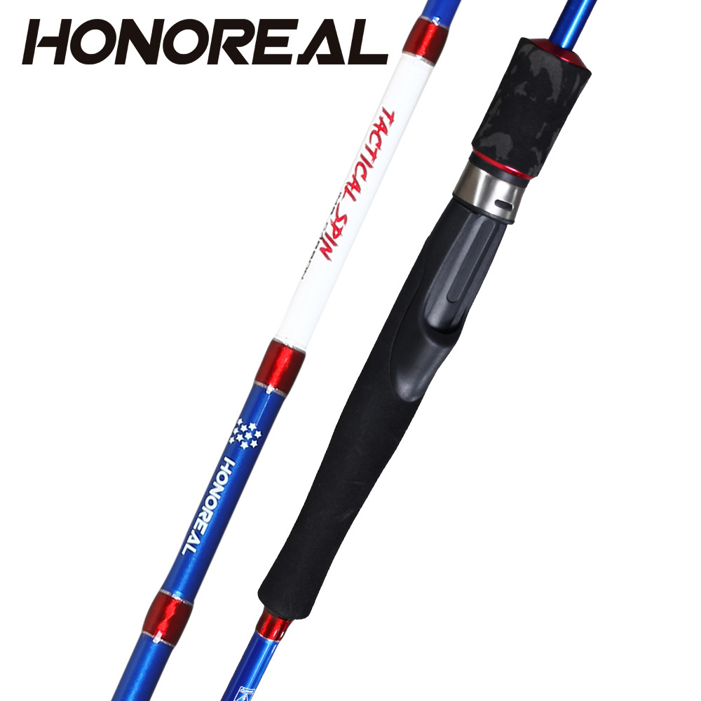 HONOREAL TACTICAL SPIN Two Sections cheap 2.1m carbon fishing rods saltwater spinning