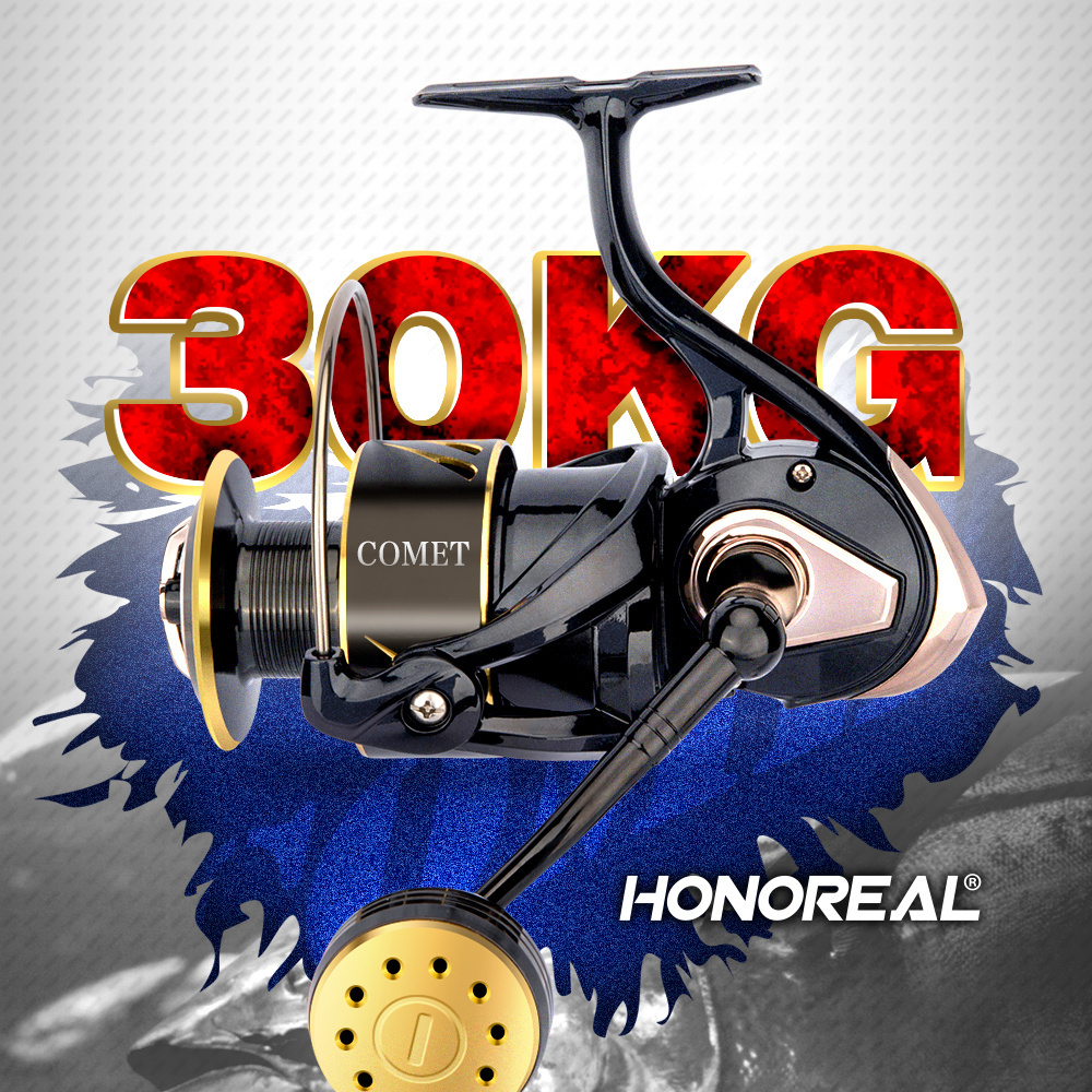 HONOREAL Hotselling 6000 8000  spinning saltwater electric deepsea sea fishing rods and reel