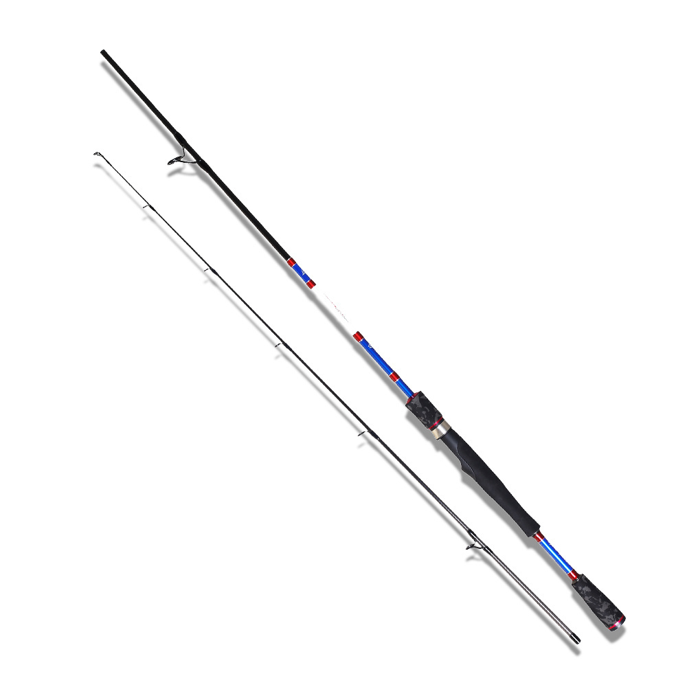 HONOREAL TACTICAL SPIN Two Sections cheap 2.1m carbon fishing rods saltwater spinning