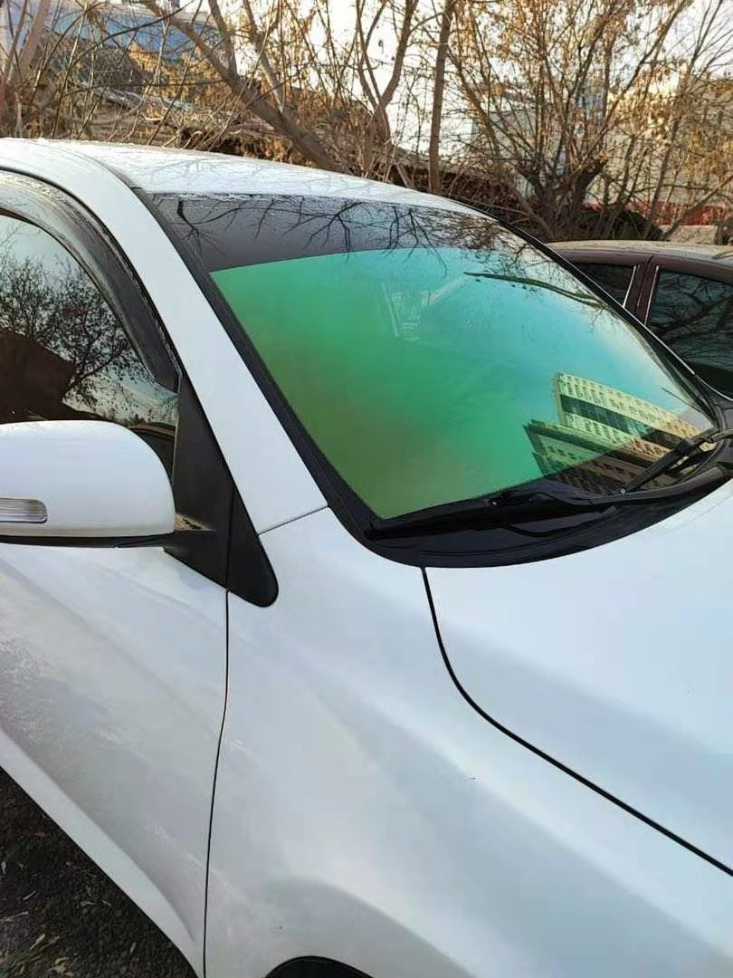 ZS820 TOP QUALITY CAR WINDOW TINT FILM VLT 80% IR 40% GLASS HOT SELLING  WINDOW AUTO FILM CHAMELEON AUTOMOTIVE FILM