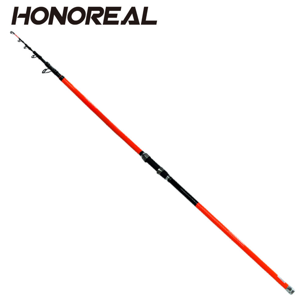 HONOREAL 4.2m 5 Section Stocks Carbon Tele Surf Fishing Rod