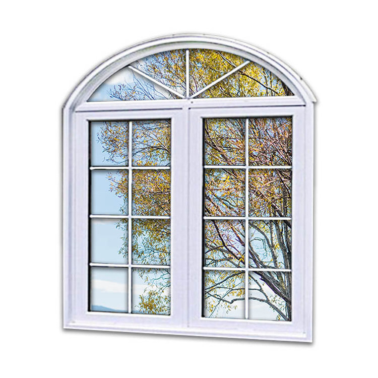 HONOR french style window pvc french grill casement windows design arched windows