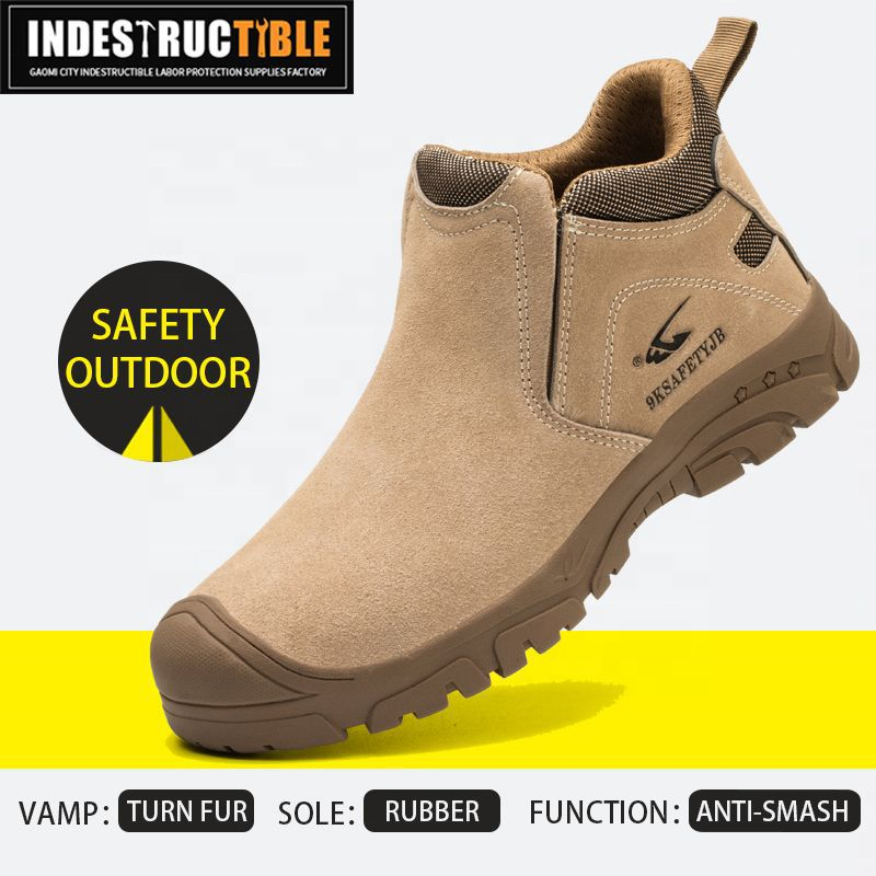 Factory Men's breathable non-slip insulation  anti-smashing anti-piercing oil-resistant acid-base welding safety shoes