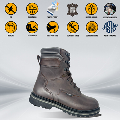 Sikkerhedssko Waterproof Safety Shoes For Men And Woman Casual Safety Shoes For Woodland Protection Breathable Safety Boots