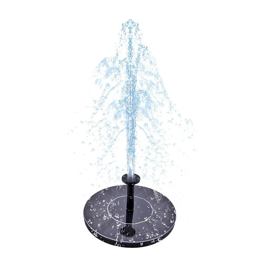 LED Solar Floating Fountain Garden Waterfall RGB Color Water Pump Lamp For Outdoor Bird Bathing Pool Swimming Pool