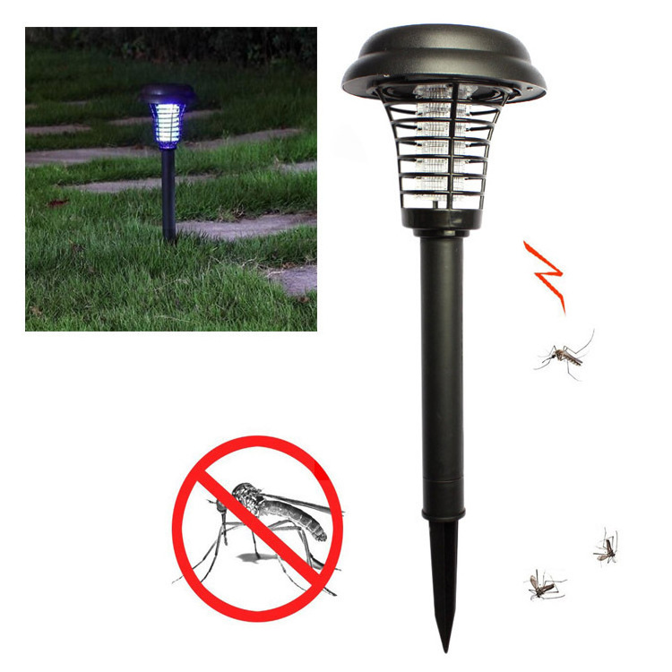 Led Garden Light Lamp Insect Zapper Mosquito Killer Outdoor Ultimate Solar Mosquito Killer