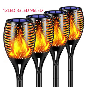 Solar Torch Light Solar Flickering Garden Led Solar Flame Light Ip65 96pcs Waterproof Solar Light for Fence