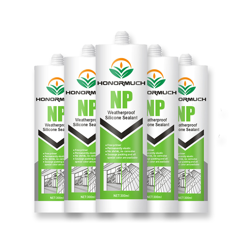 Manufacturer Adhesive Glue Best Sell Grey Black Clear White Color NP Neutral Silicone Sealant