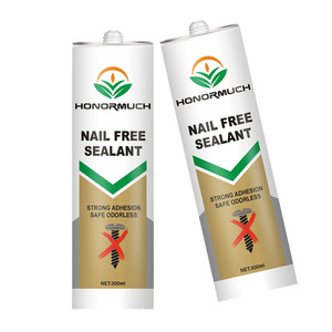 Fast Dry No More Nail Sealant One Component Factory Adhesives Cheap Sealant PVC Nail Free Glue Low Modulus