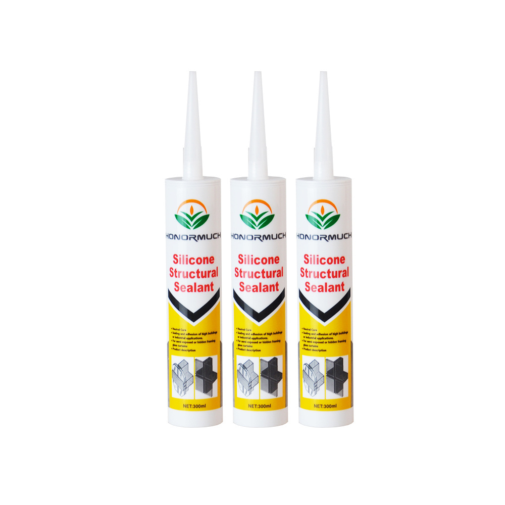 300ml 600ml Tube Sausage High Quality Structural Silicone Sealants  Manufacturer Price Grey Sealant Adhesive Glue