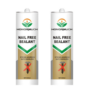 Fast Curing No More Nails Sealant Glue Construction Adhesive Low Odor Liquid Nail Free Glue