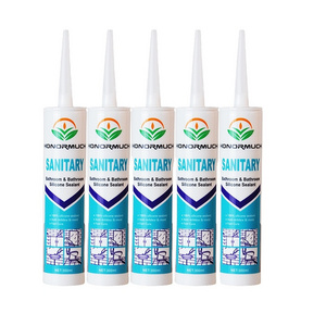 Water Resistant Sanitary Silicone Sealant Anti Mildew Clear White Black Silicone Sealant For Shower Room