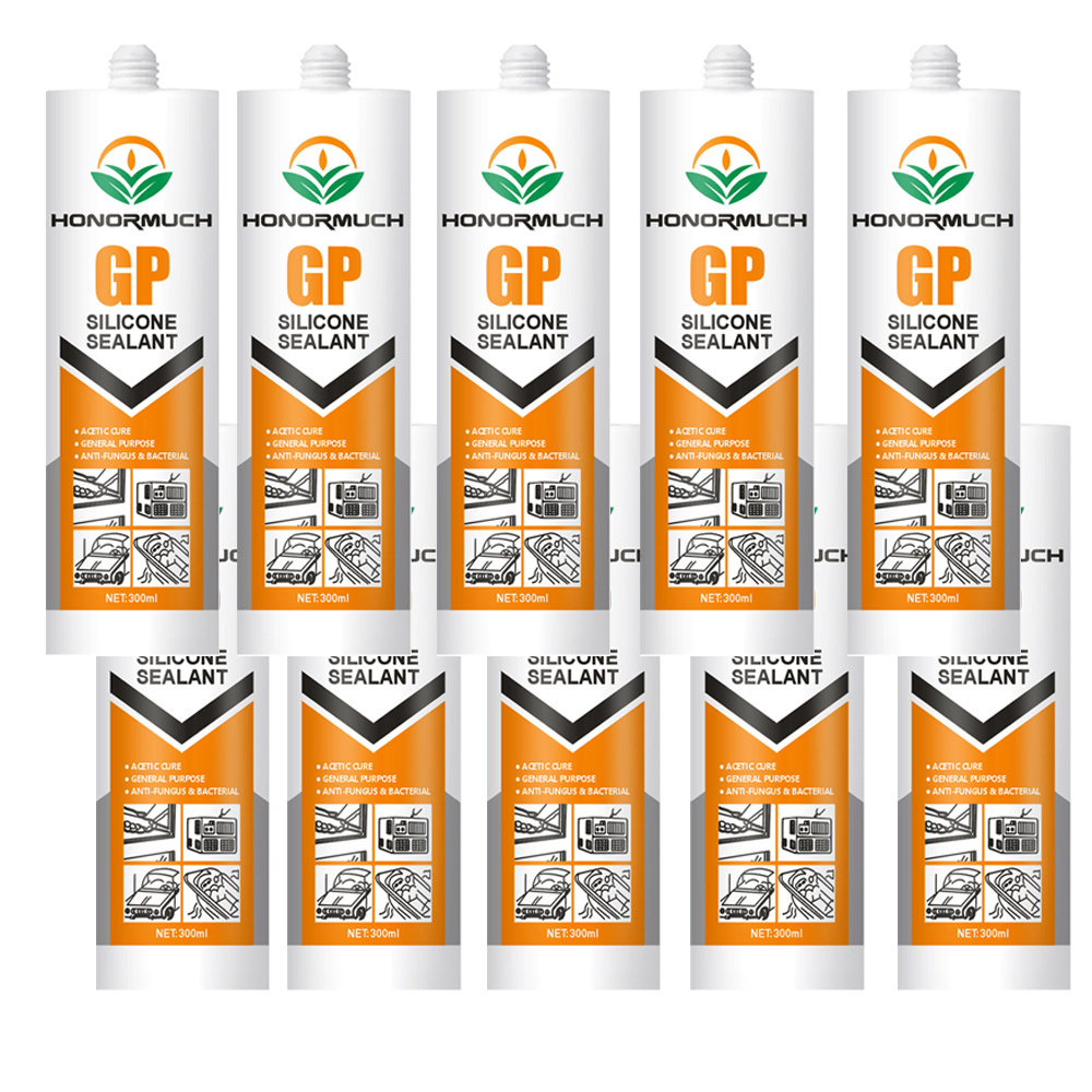 One Component High Performance Acetic sealant General Glass Gap Filling Adhesive Cement Sealant Silicone