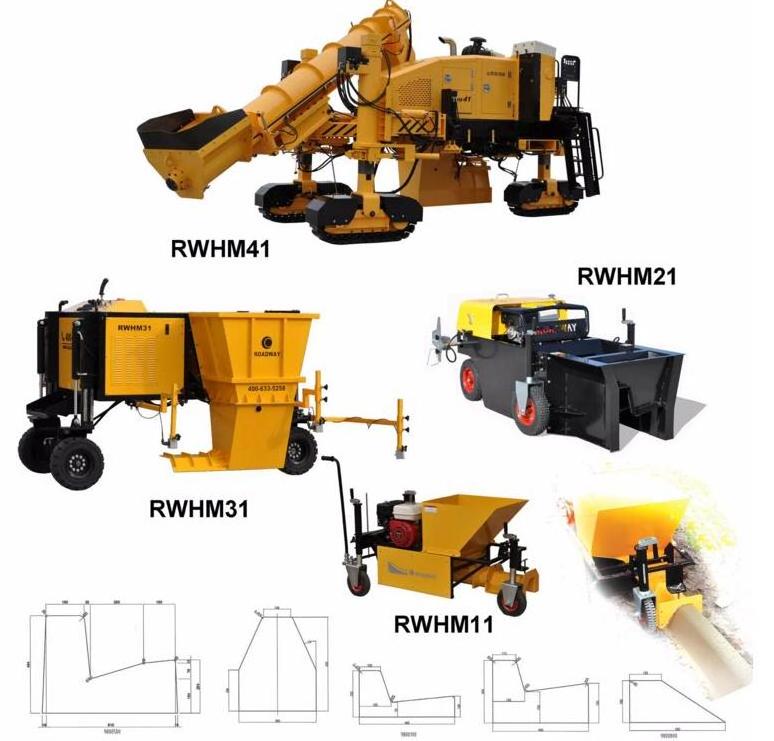 concrete curb paver/curb machine