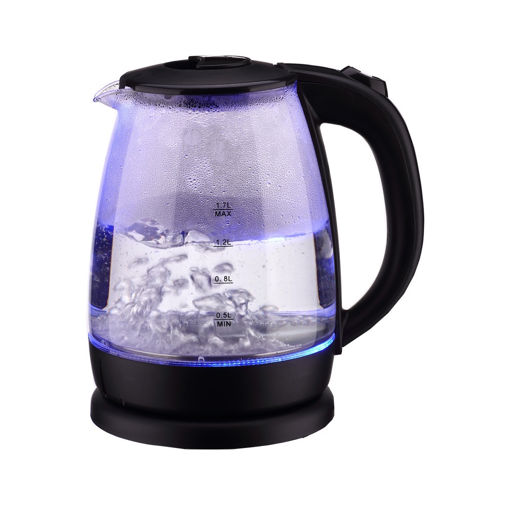 KT-108 Home Appliance Factory Induction Drinking Water Boiling Pot Electric Glass Kettle Digital Tea Maker Electric Glass Kettle