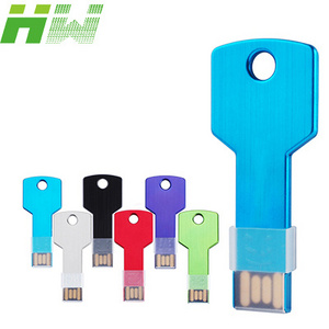 USB key with custom logo/Wholesale key shape USB flash drive for advertising