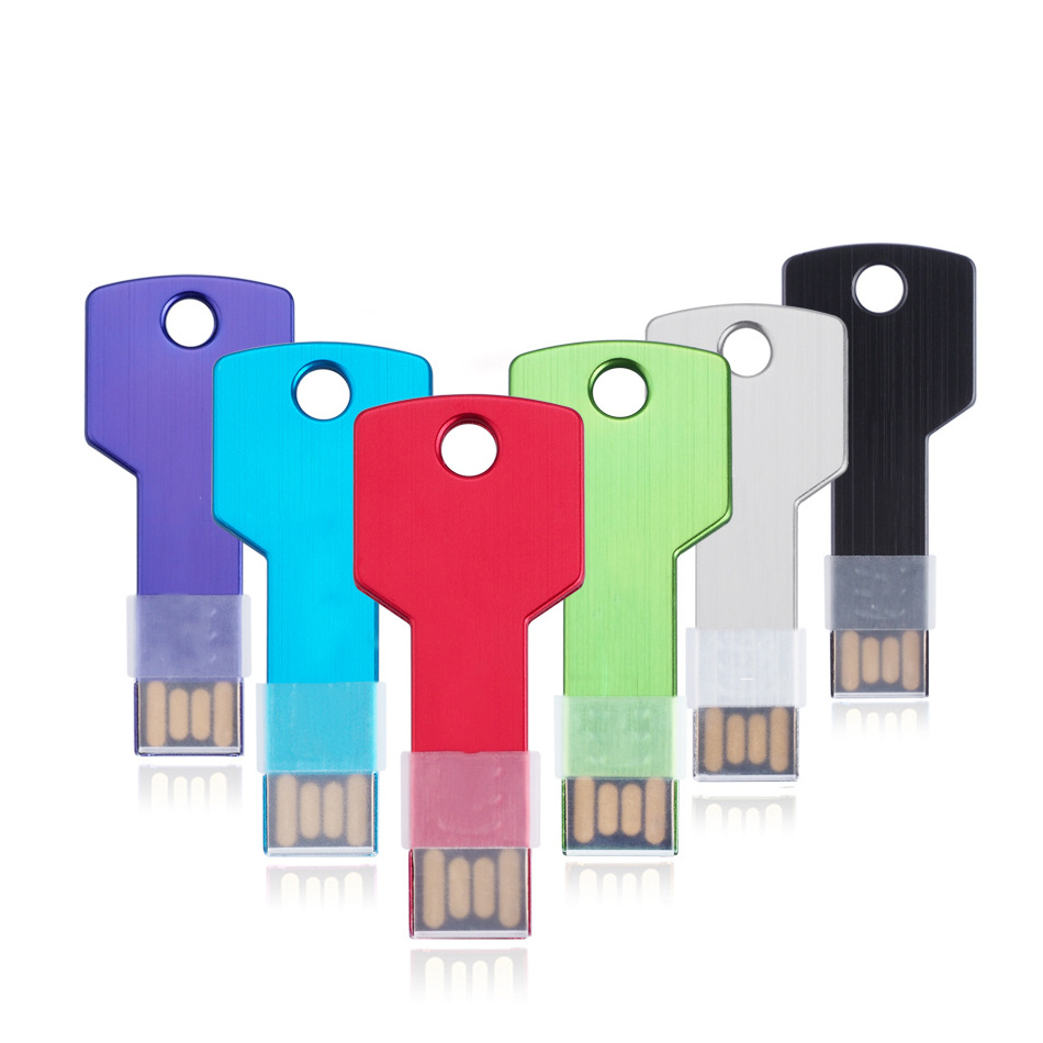 USB key with custom logo/Wholesale key shape USB flash drive for advertising