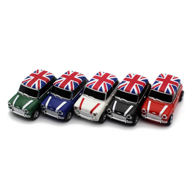 Creative Gift Metal Car USB Flash Drive 2.0 1GB 2GB 4GB Mini Cooper Gift Pen Drive 8GB 16GB Gift Memory Stick 32GB 64GB