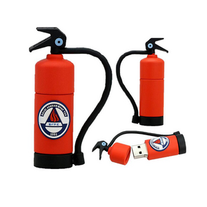 Cartoon PVC Fire Extinguisher USB Flash Drive 16GB 2GB 4GB pendrive 32gb For Creative Gift