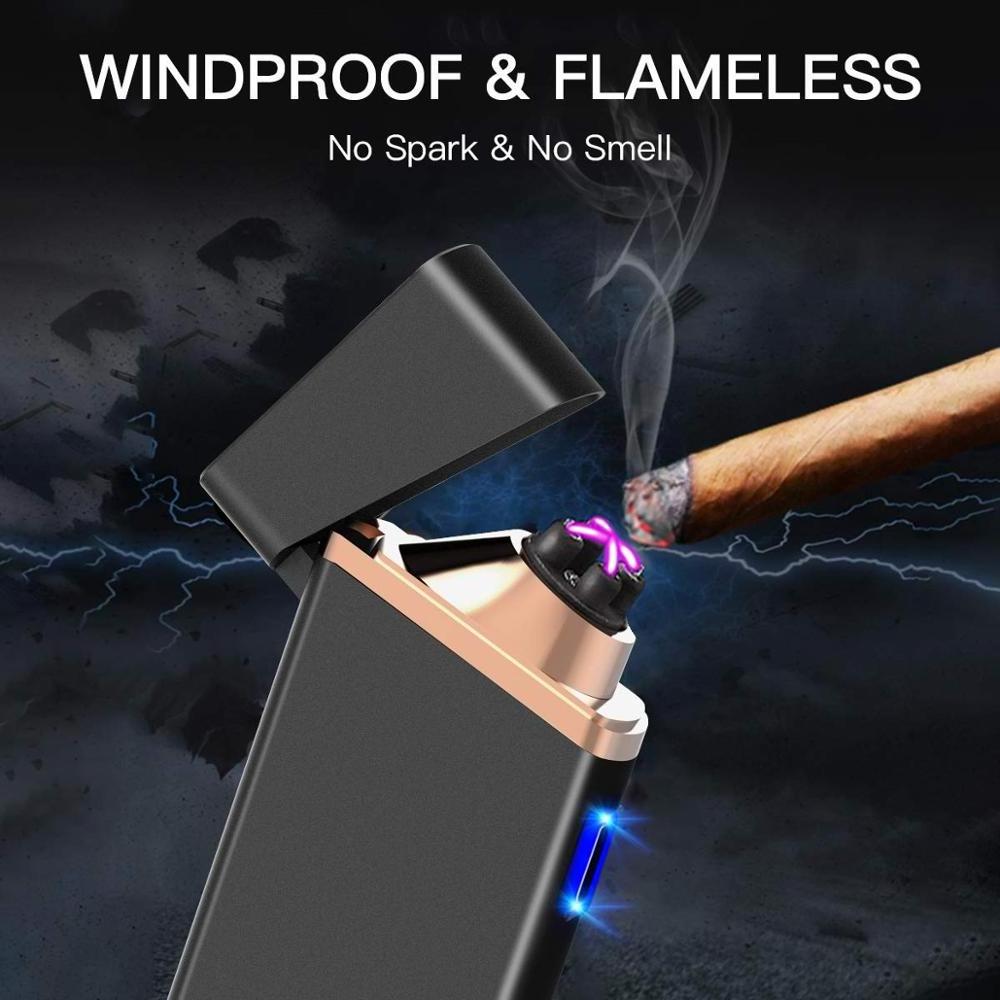 Arc Plasma Lighter USB Rechargeable Windproof Electric Lighter