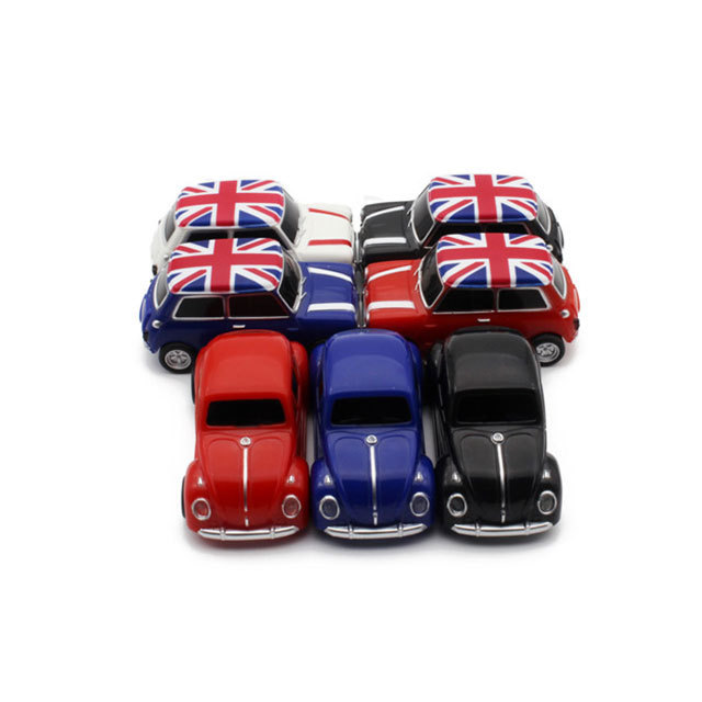 Creative Gift Metal Car USB Flash Drive 2.0 1GB 2GB 4GB Mini Cooper Gift Pen Drive 8GB 16GB Gift Memory Stick 32GB 64GB