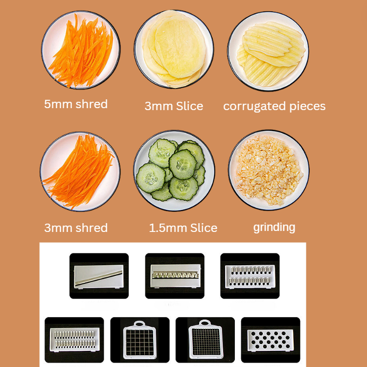 Factory wholesale Kitchen Accessories 12 in 1 Food Cutter Veggie Onion Chopper Mandoline Slicer Multifunctional Vegetable Cutter