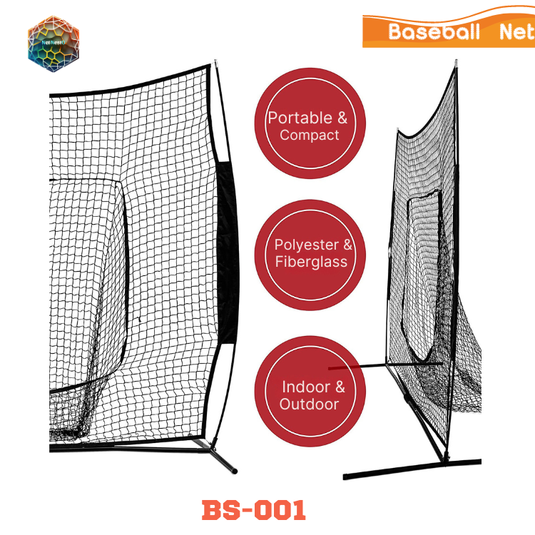 High Quality Portable Training Cage Softball Practice Hitting Pitching Batting Baseball Net