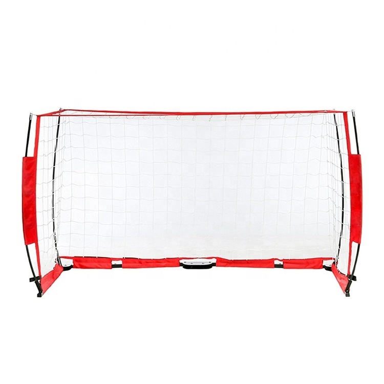 High Quality Portable Folding 8FT  Football  Soccer Doors Gate Goal Net Post And Soccer Training Practice Net equipment