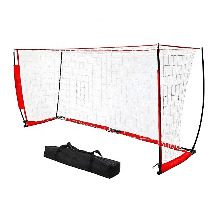 High Quality Portable Folding 8FT  Football  Soccer Doors Gate Goal Net Post And Soccer Training Practice Net equipment