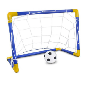 Mini Folding Plastic Toys Soccer Goal for Kids Backyard Training