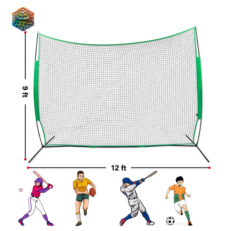 Portable Sports Barrier Nets Are Ideal For Golf, Baseball, Basketball, Soccer, And Hockey Backboards