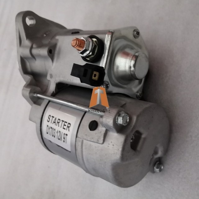 Excavator electric parts starting motor for diesel engine D1703 starter motor 9T