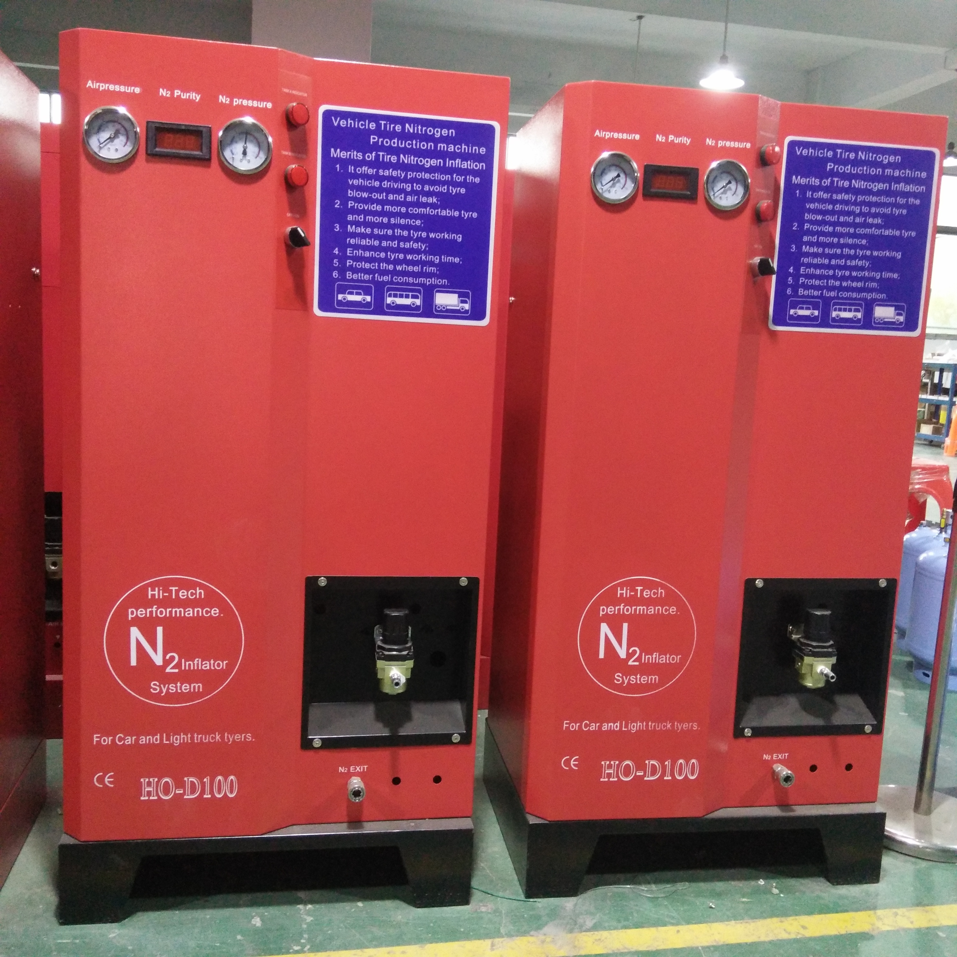 High quality  Automatic Nitrogen Generator/Nitrogen Tire Inflator to inflate the car tire