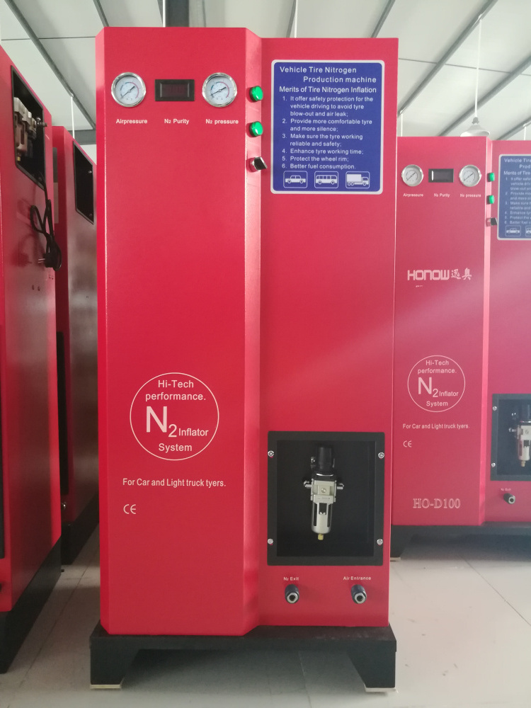 HO-D100 Nitrogen Gas Generator 97% purity tyre machine